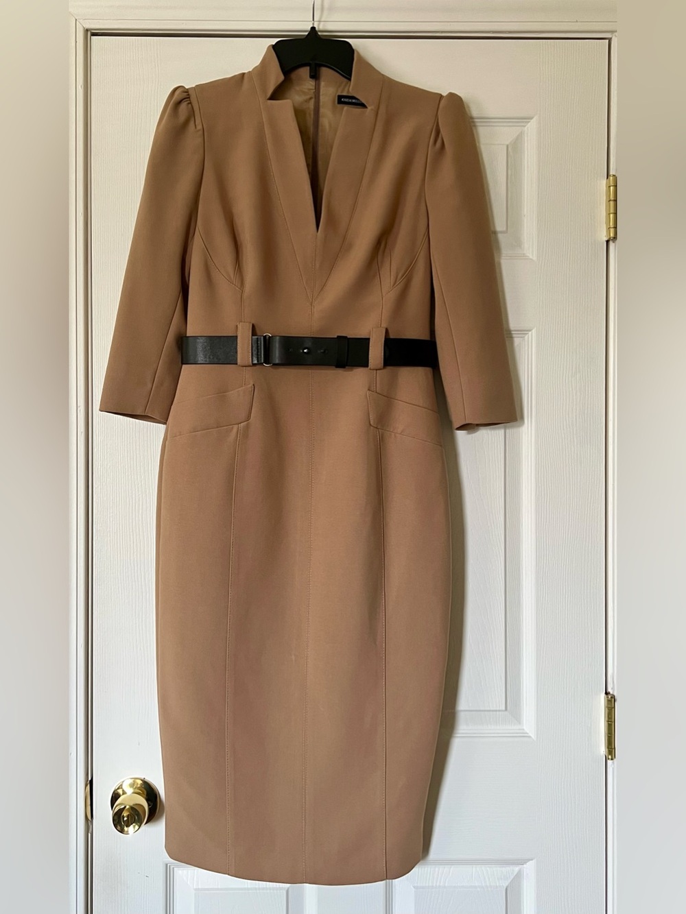 Karen Millen Camel Forever Dress (NWT) - Picture 6 of 8